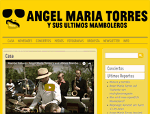 Tablet Screenshot of angelmariatorres.com